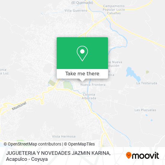 JUGUETERIA Y NOVEDADES JAZMIN KARINA map