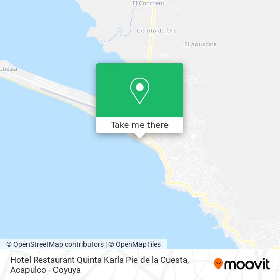 Hotel Restaurant Quinta Karla Pie de la Cuesta map