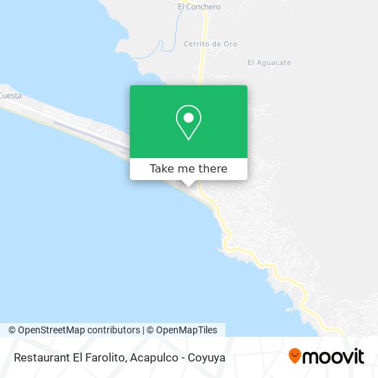 Mapa de Restaurant El Farolito