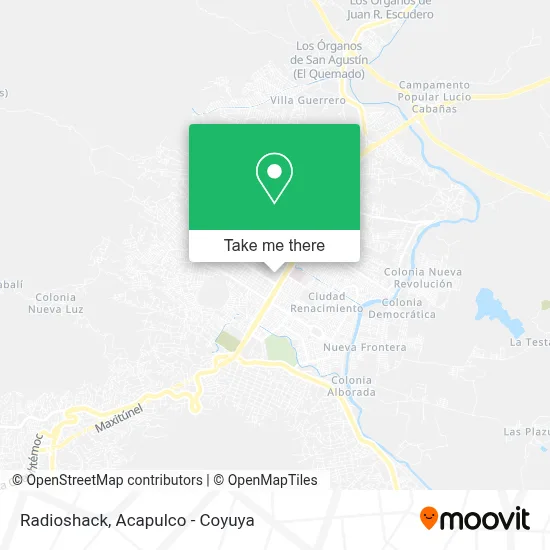 Radioshack map