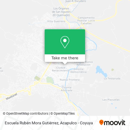 Escuela Rubén Mora Gutiérrez map