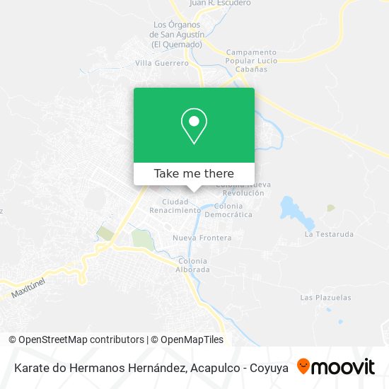 Karate do Hermanos Hernández map