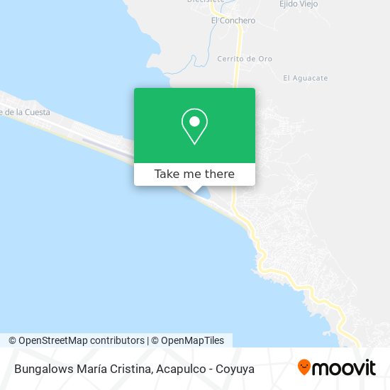 Bungalows María Cristina map