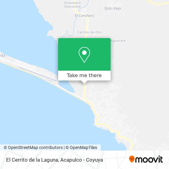 El Cerrito de la Laguna map