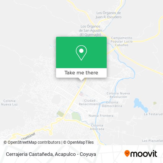 Cerrajeria Castañeda map