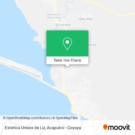 Estetica Unisex de Liz map