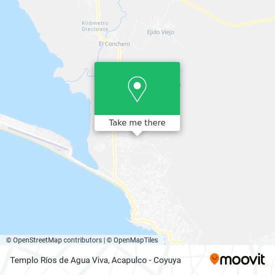 Mapa de Templo Ríos de Agua Viva