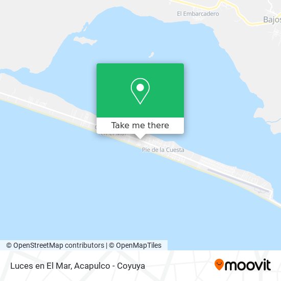 Mapa de Luces en El Mar