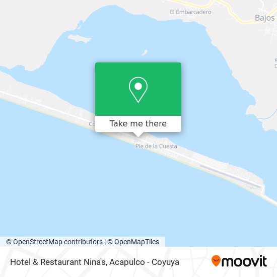 Mapa de Hotel & Restaurant Nina's