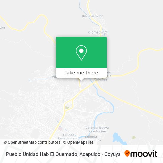 Pueblo Unidad Hab El Quemado map