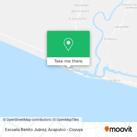 Escuela Benito Juárez map