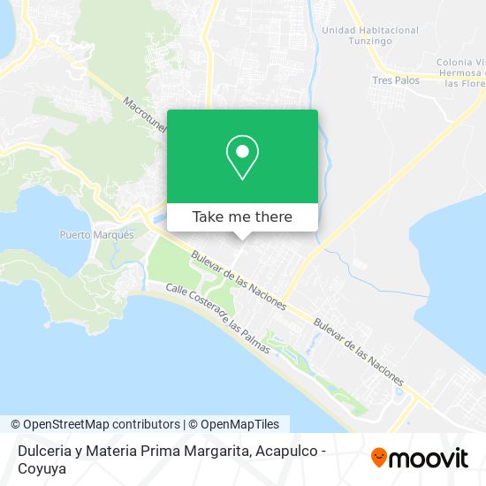 Dulceria y Materia Prima Margarita map