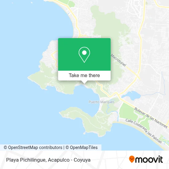 Playa Pichilingue map