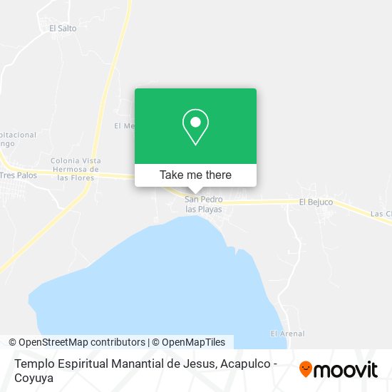 Templo Espiritual Manantial de Jesus map