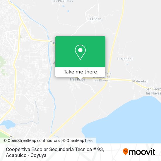 Coopertiva Escolar Secundaria Tecnica # 93 map
