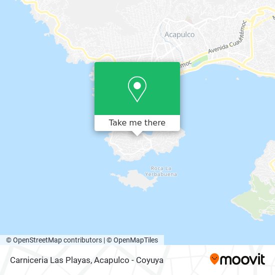 Mapa de Carniceria Las Playas