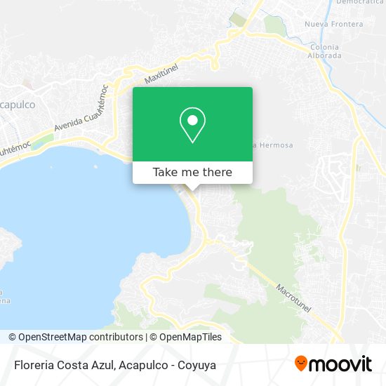 Floreria Costa Azul map