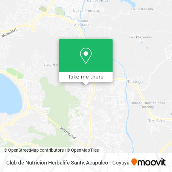 Club de Nutricion Herbalife Santy map