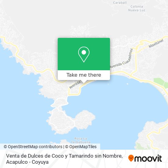 Mapa de Venta de Dulces de Coco y Tamarindo sin Nombre