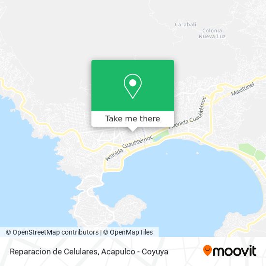 Mapa de Reparacion de Celulares