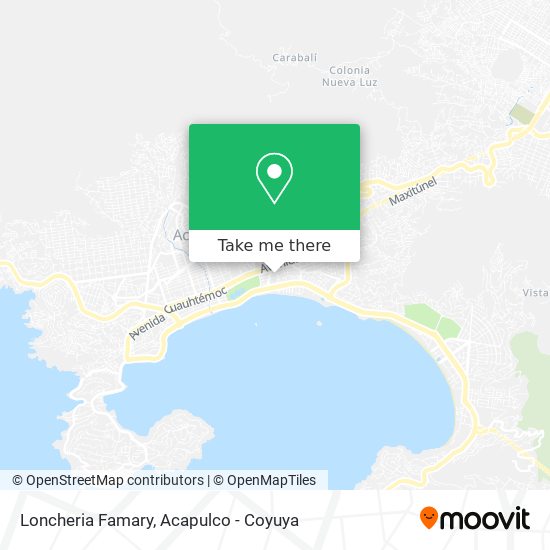 Mapa de Loncheria Famary
