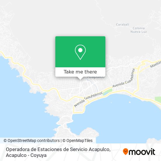 Operadora de Estaciones de Servicio Acapulco map