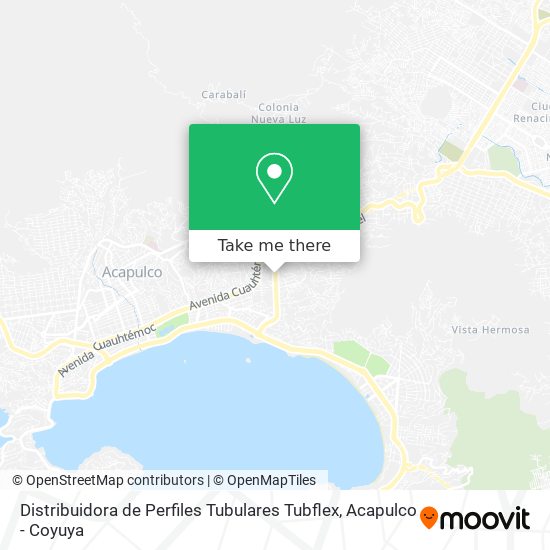 Distribuidora de Perfiles Tubulares Tubflex map