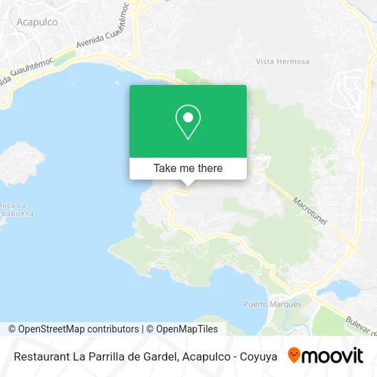 Restaurant La Parrilla de Gardel map