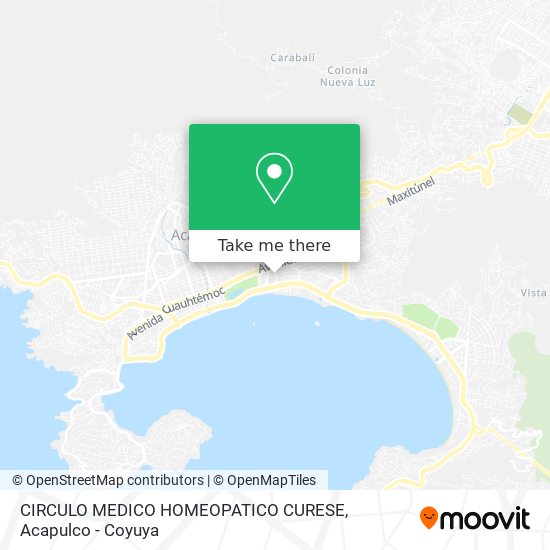 CIRCULO MEDICO HOMEOPATICO CURESE map