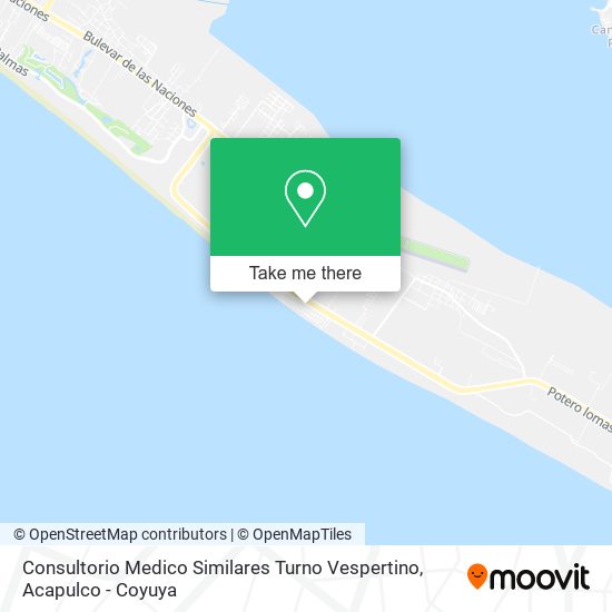 Consultorio Medico Similares Turno Vespertino map