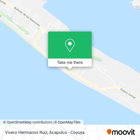Vivero Hermanos Ruiz map
