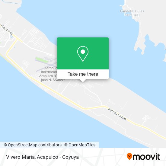 Vivero Maria map