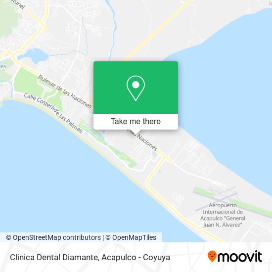 Clinica Dental Diamante map