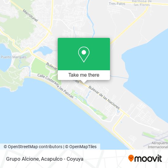 Grupo Alcione map