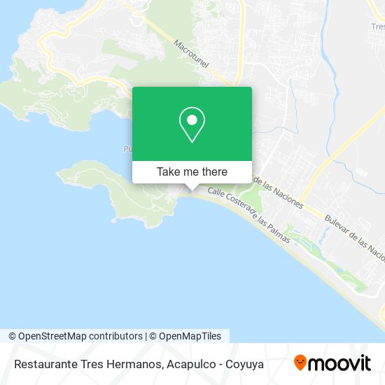 Restaurante Tres Hermanos map