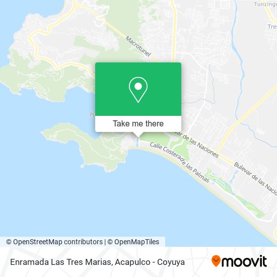 Enramada Las Tres Marias map