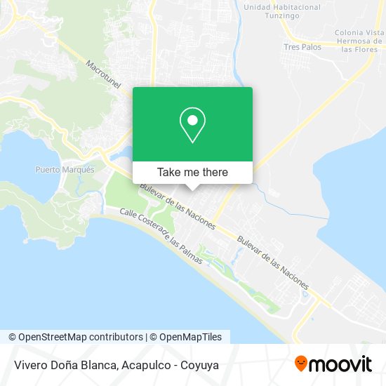 Vivero Doña Blanca map