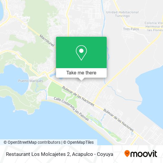 Restaurant Los Molcajetes 2 map