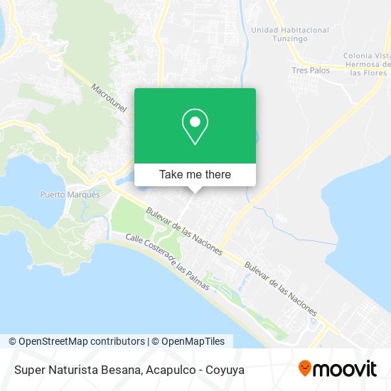 Super Naturista Besana map