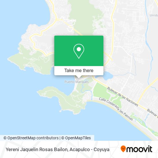 Yereni Jaquelin Rosas Bailon map