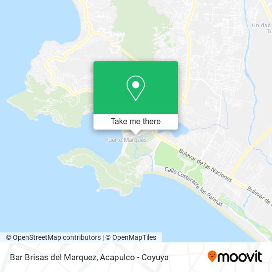 Mapa de Bar Brisas del Marquez