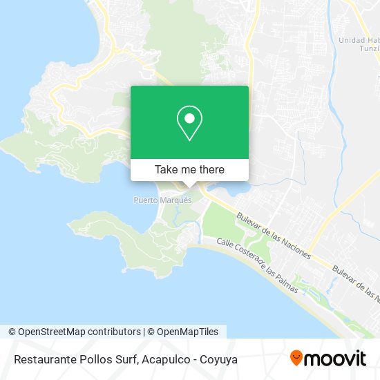Restaurante Pollos Surf map