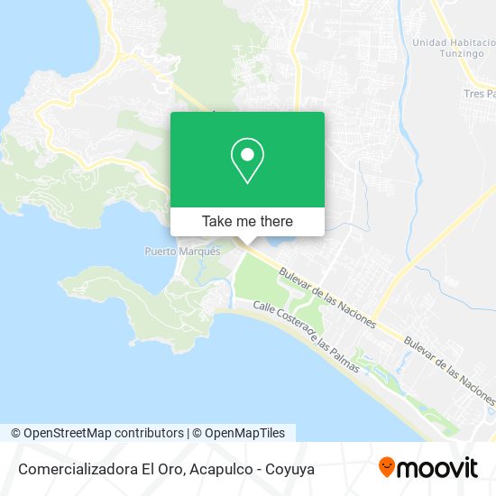 Comercializadora El Oro map