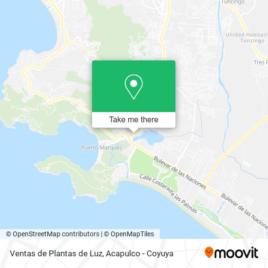 Ventas de Plantas de Luz map