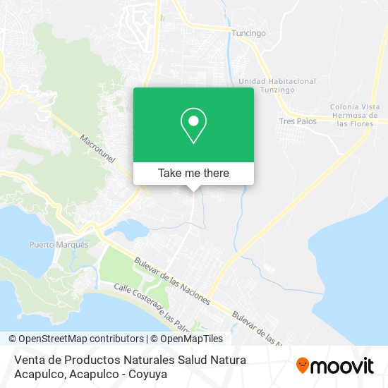 Venta de Productos Naturales Salud Natura Acapulco map