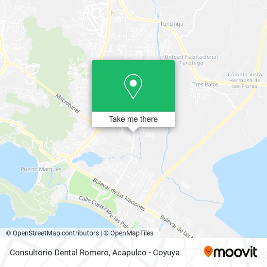 Mapa de Consultorio Dental Romero
