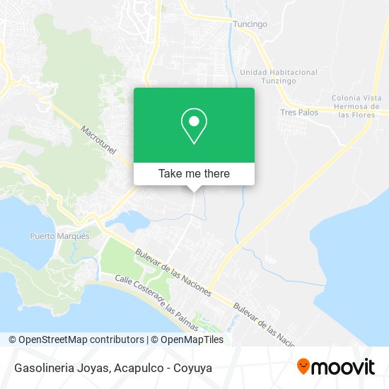 Gasolineria Joyas map
