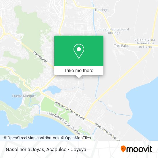 Mapa de Gasolineria Joyas