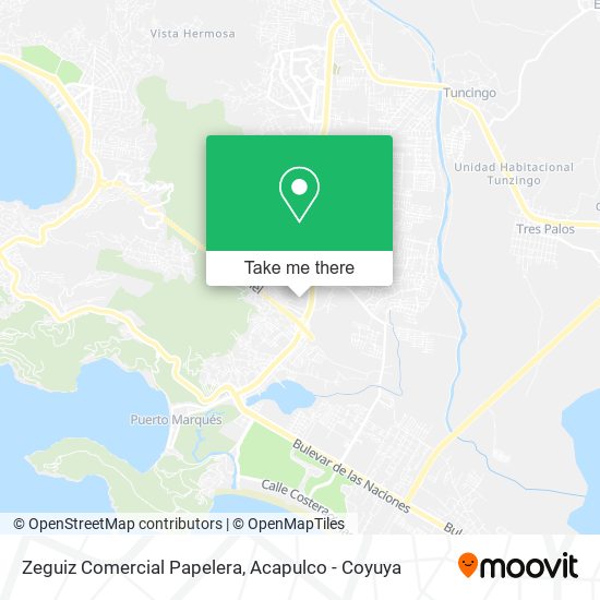 Zeguiz Comercial Papelera map