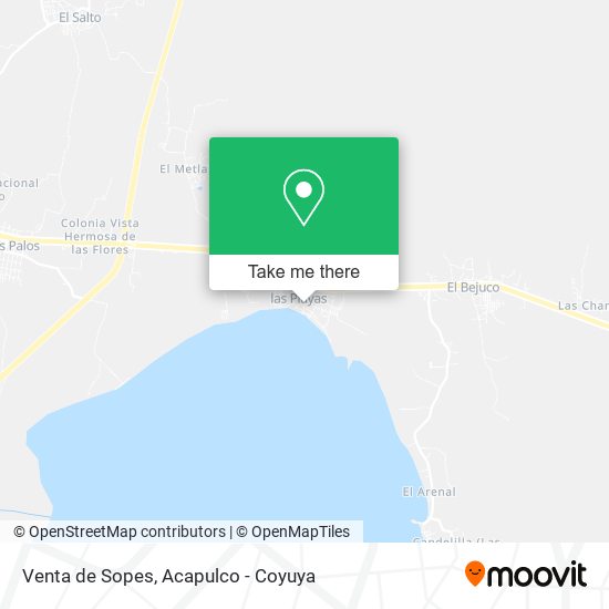 Venta de Sopes map